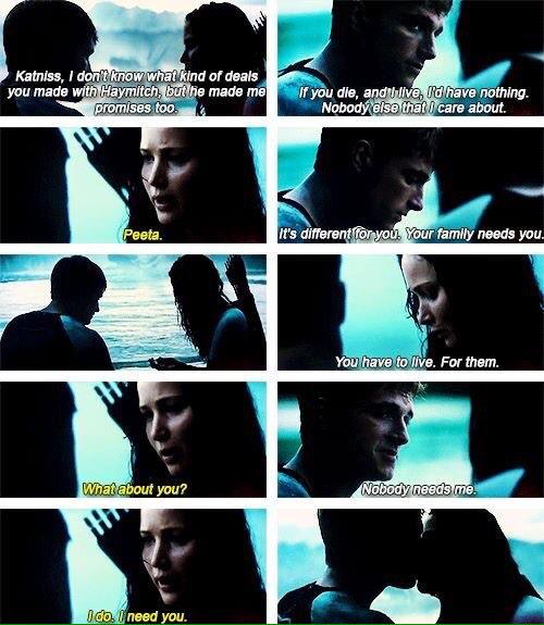 Peeta and Katniss