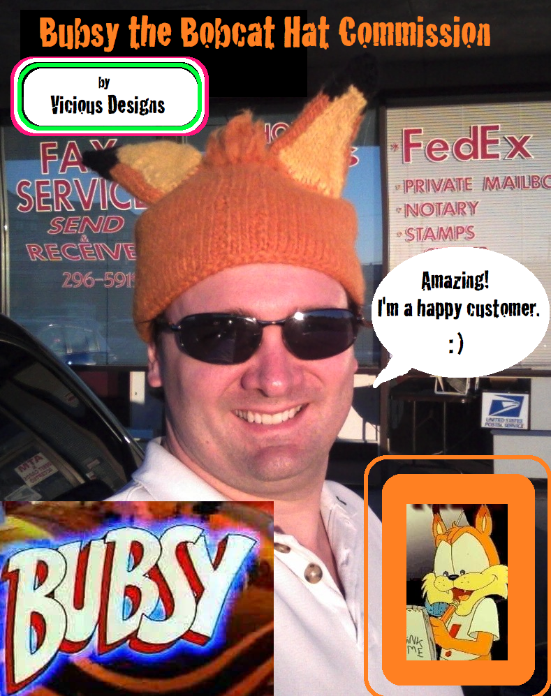 Rebecca_Sensei's tweet photo. @ShikkokuNoRenya Bubsy new year pal~ *pats* http://t.co/dzVnpRZs9H