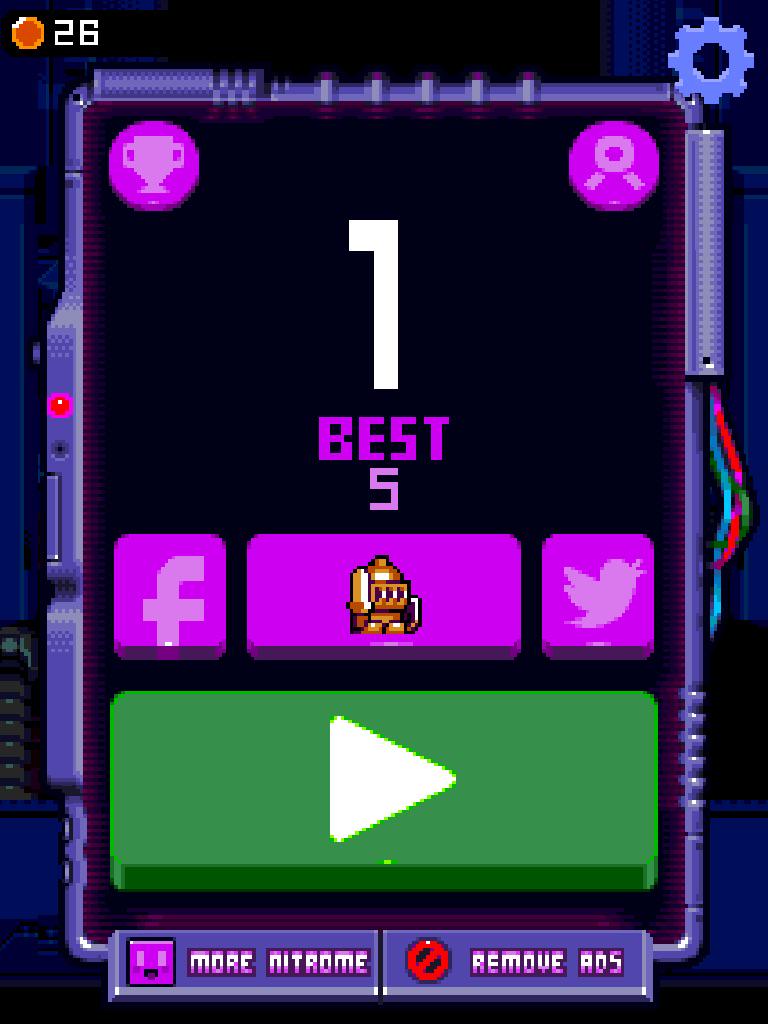 Got 1 at Platform Panic! Can you beat me?! nitrome.com #Nitrome #Retro #PlatformPanic