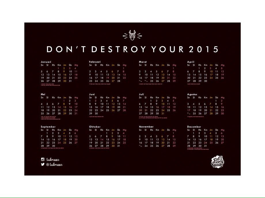Say hello to new year, don't destroy your 2015! Fun!