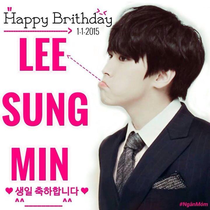Happy Birthday Lee Sungmin   and Happy New Year 2015  