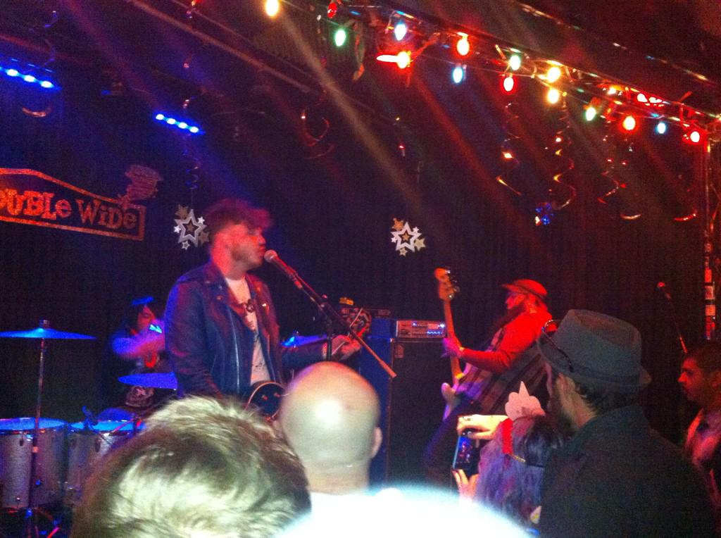 KellyDearmore's tweet photo. Best punk band in Dallas, @ThePhuss playing @doublewidebar #NYE #BigDNYE http://t.co/jXfEmDwwMl