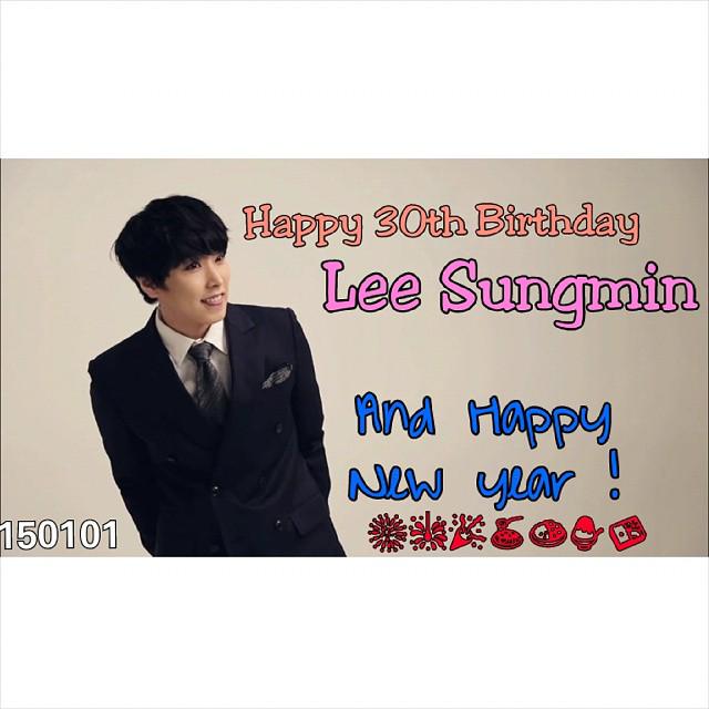 Happy birthday lee sungmin 

cr: instagram 