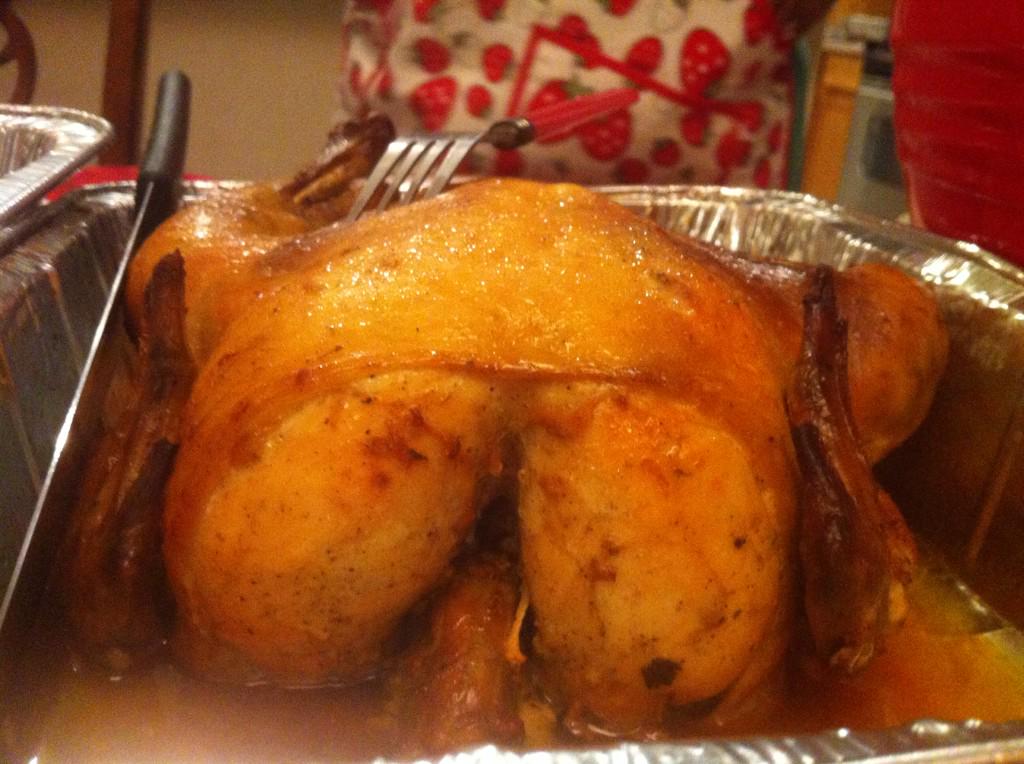 Happy New Years dudes and dudettes! Chicken "butt" Dinner for all!