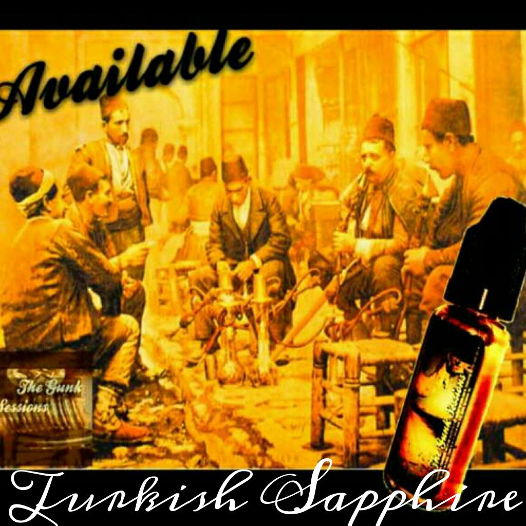 thegunksessions's tweet photo. Ringing in the New Year with our Turkish Sapphire! Available now!! #vape #cloudchaserz #ejuice #vapelife http://t.co/5eNENZDmWo