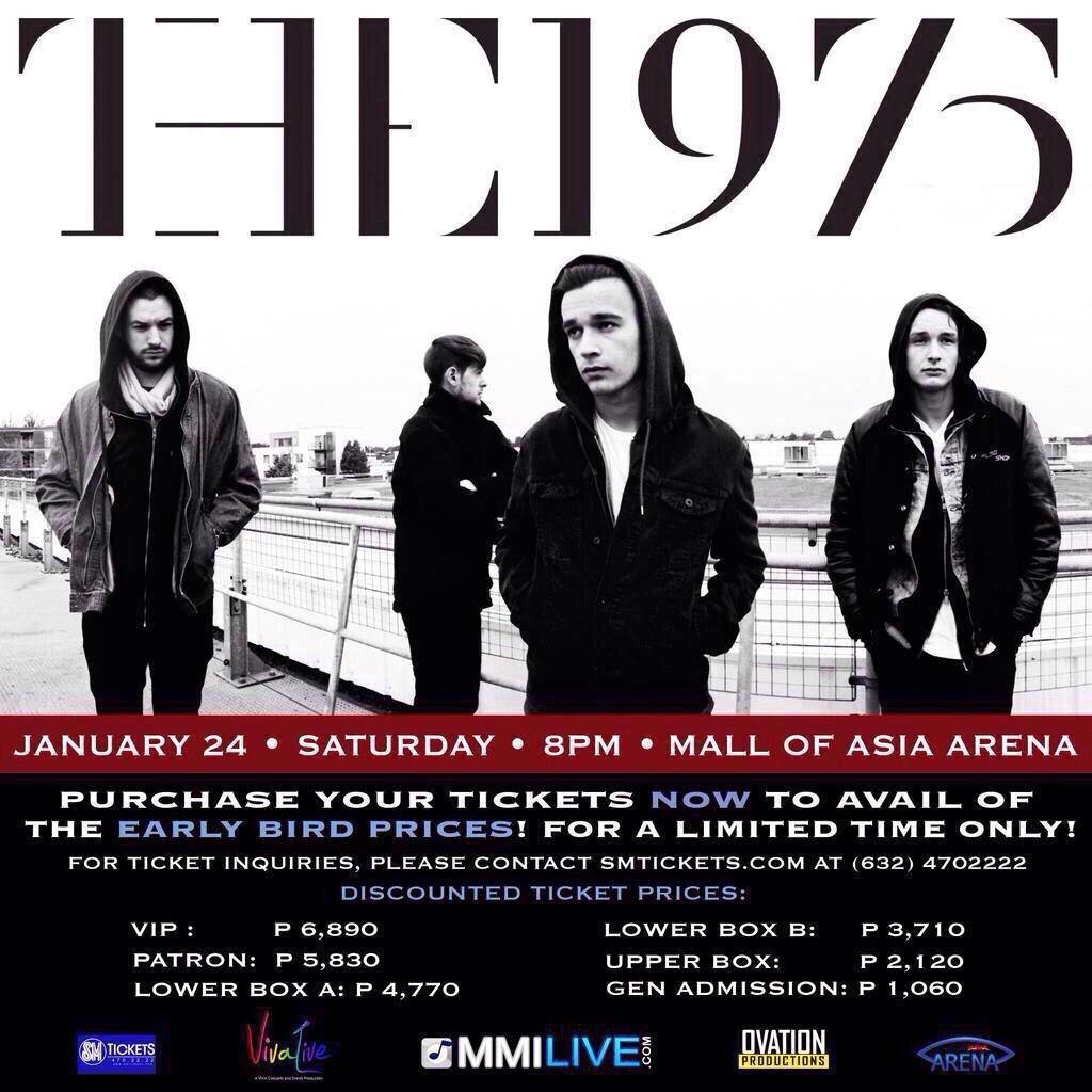 ovationprod's tweet photo. 23 DAYS TO GO!
Sing your Heart Out with The 1975 at the @MOAArena! 👯🍫
@The1975PHTeam http://t.co/NzLbcx5dPd