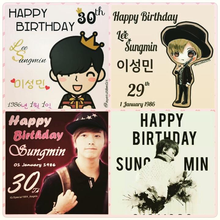 Happy Birthday Lee SUNGMIN :D    
