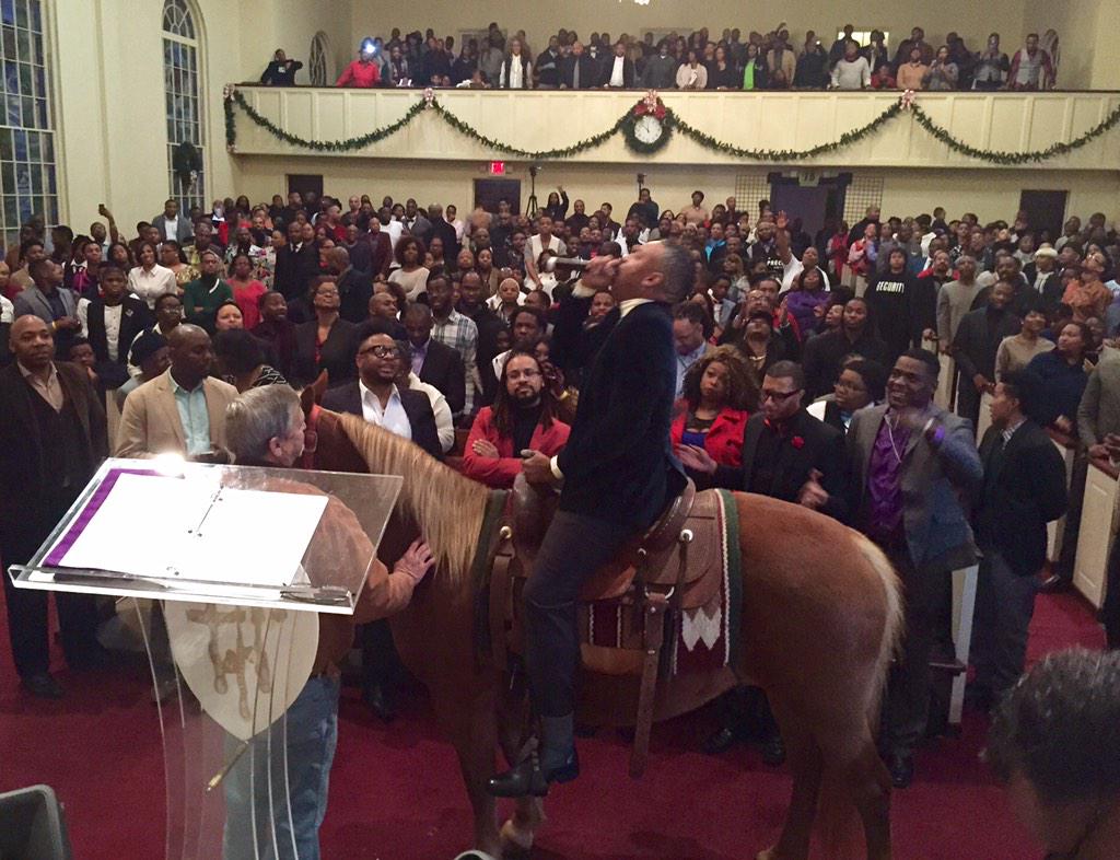 BishopOCAllen's tweet image. Your vision should be like a wild horse that broke out of the gate! #2015BreakOut #VisionNation