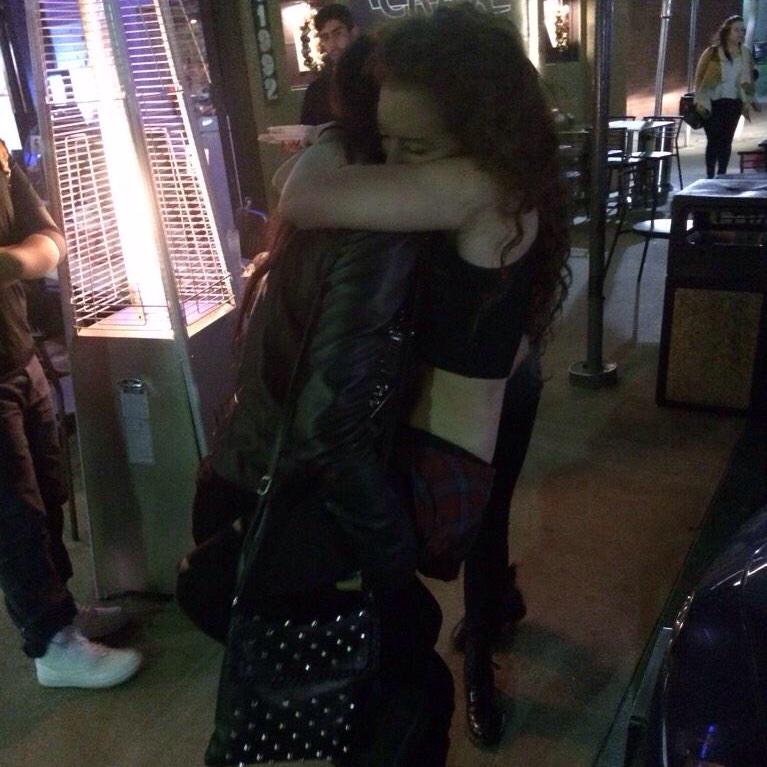 GypsyPlease's tweet image. I was /beyond/ happy to see my best friend again tonight!