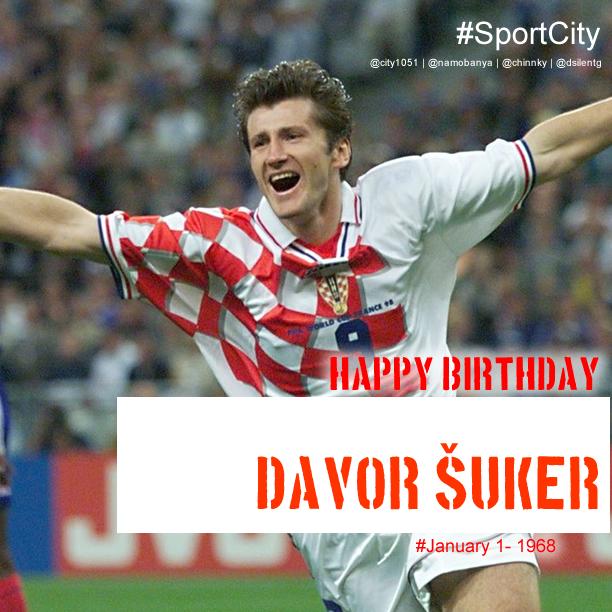 Happy 47th birthday to the legend Davor Suker with   