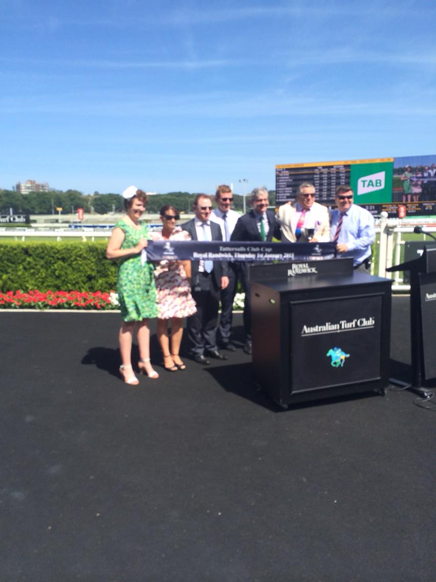 Duff174's tweet photo. Great start to 2015. Multilateral, the peoples champion, wins the Tattersalls Club Cup at Royal Randwick. http://t.co/xfkrRha59i