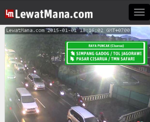 Kondisi lalin cipayung - cibogo #puncak via <a href="/lewatmana/">LewatMana.com</a>