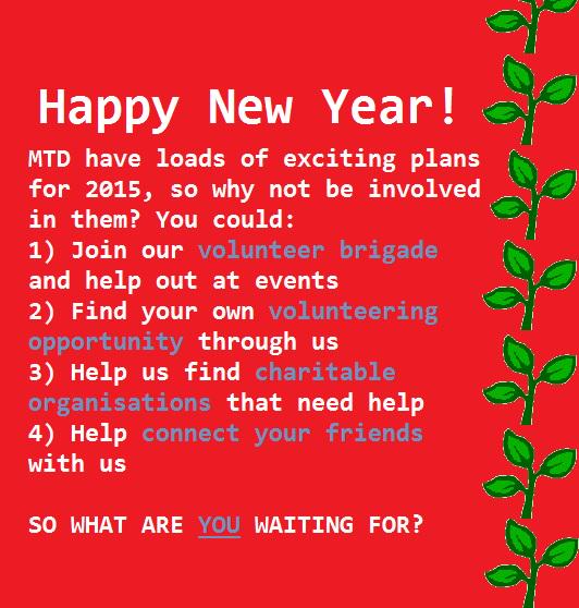 MTDReading's tweet photo. Happy New Year, everyone. Please take the opportunity to share our New Year involvement plans with anyone you can. :) http://t.co/dQUHCNrFpE