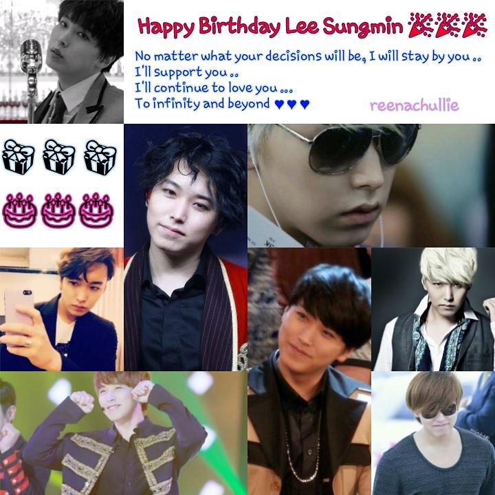 Happy birthday Lee Sungmin !!!             