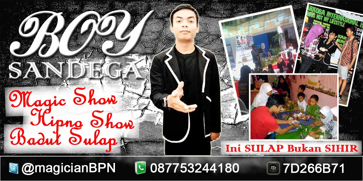 iklanbpp's tweet photo. #AdvBpp Belajar sulap dan hipnotis sama @magicianBPN aja. Ini Sulap Bukan Sihir. CP: 087753244180 / 7D266B71 http://t.co/Fl9esL5N9a