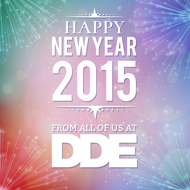 Happy new year 2015 from everyone at DDE!
