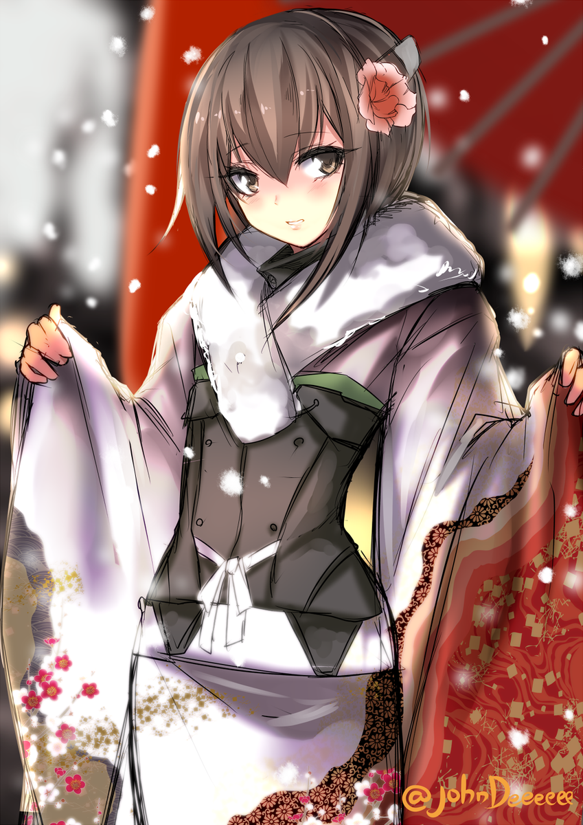 大鳳(艦これ) 「#艦これ版深夜の真剣お絵描き60分一本勝負 」|ジョンディーのイラスト