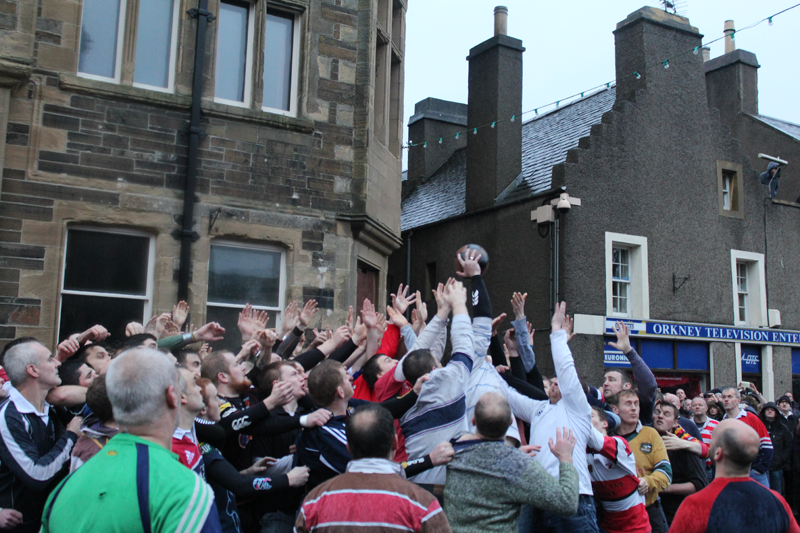 themerrydancer's tweet photo. The Ba Game has well and truly kicked off in Kirkwall #orkney #newyearsday #bagame http://t.co/LhStW7JGy6