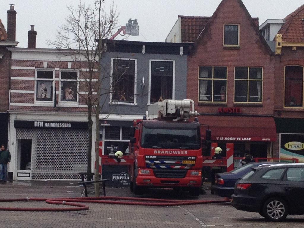 Wat een triest begin van 2015 voor de winkeliers in het centrum van Alkmaar. Vier panden verwoest door vuurwerkbrand.