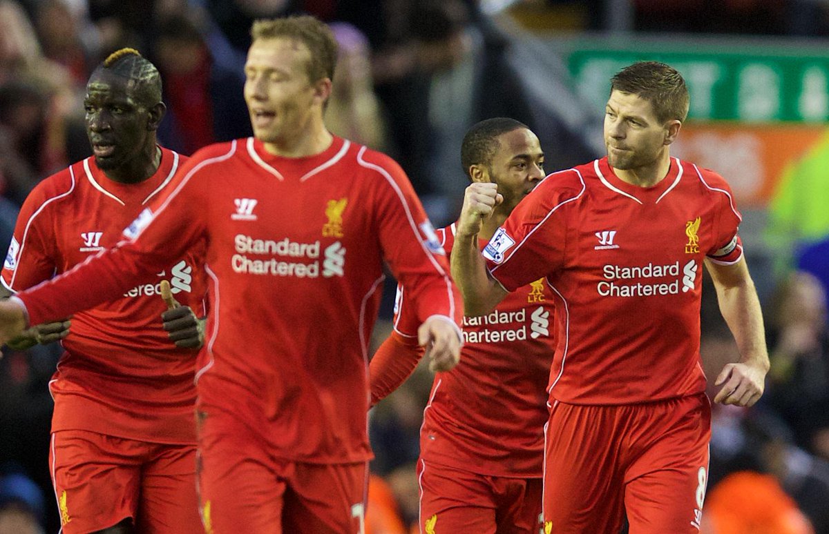 LFCIndonesia's tweet photo. FOTO: Penalti Gerrard dan selebrasinya http://t.co/EAuOuTCqFn #LFCIndonesia http://t.co/m7xXytKnJ4