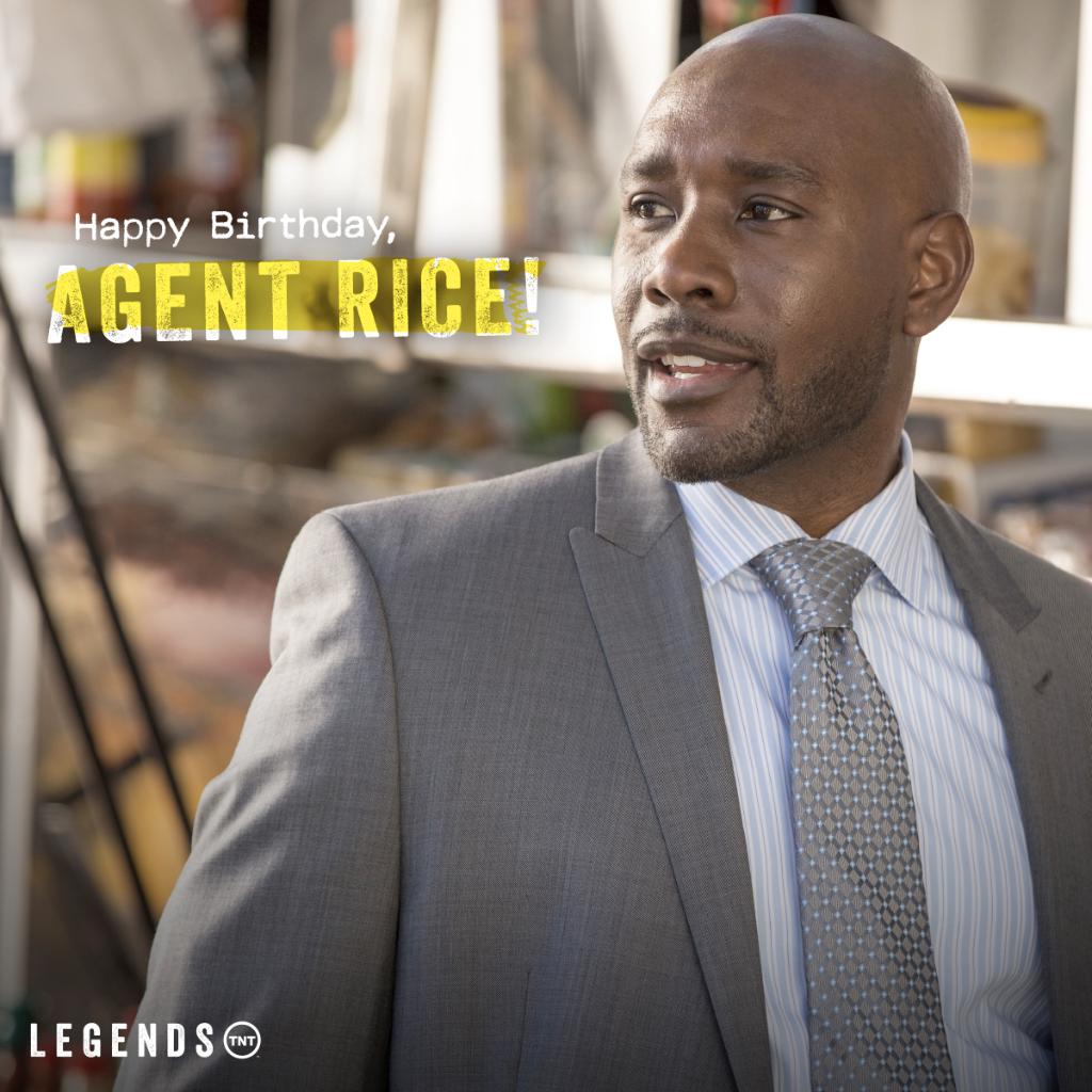 Happy birthday, and give Agent Rice a birthday shout-out! 