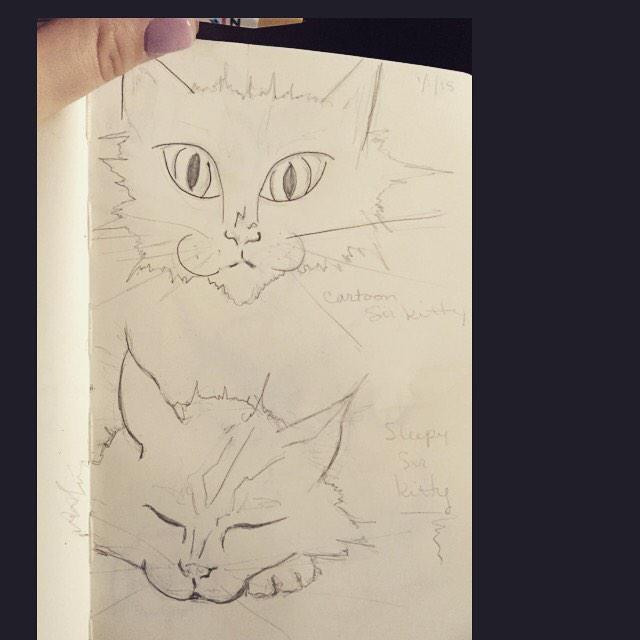 jEllie1108's tweet photo. Countdown to the FSU game 💛❤️ doodling my favorite inspiration in the mean time 🐯 #doodles #cat #kitty #fsu http://t.co/bbs3TVqKfZ