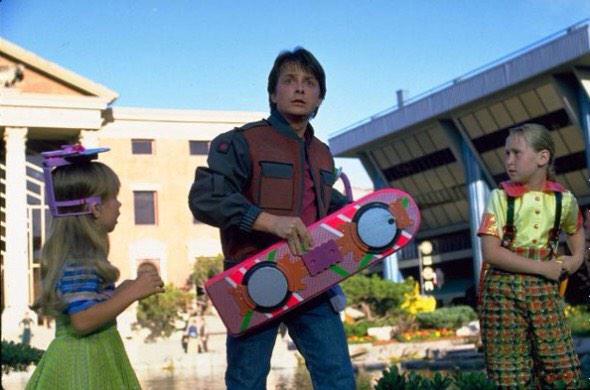 JeffGorell's tweet photo. According to Back to the Future 2, we get hoverboards in 2015. Can't wait! #NewYearsDay http://t.co/akYaF47xGH