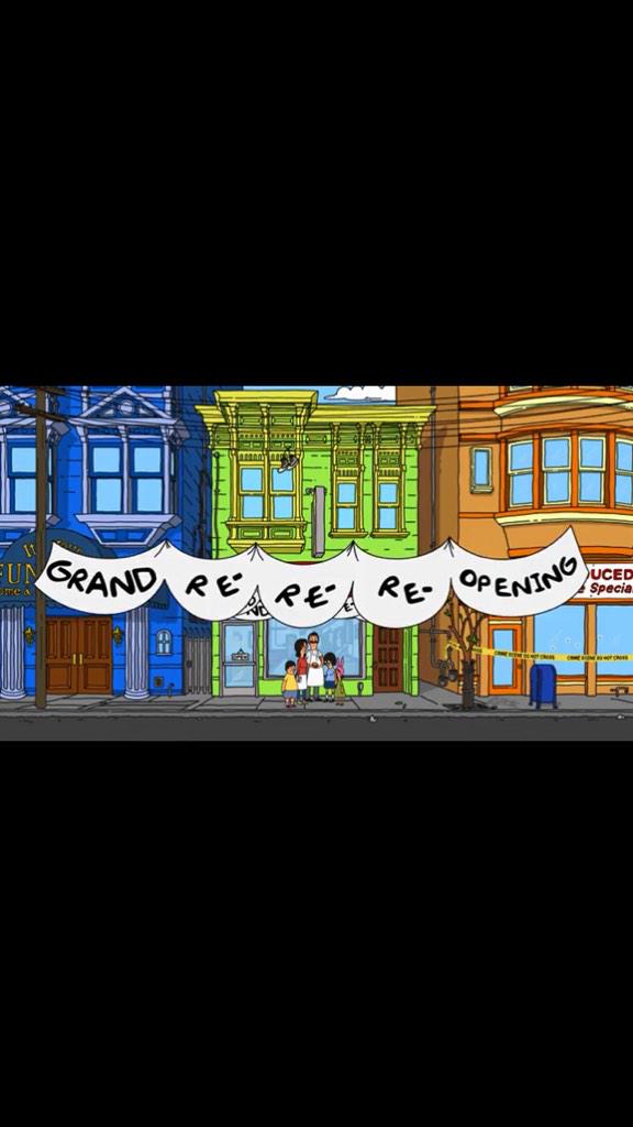 BobBelcherFOX's tweet photo. New year, new grand opening http://t.co/35fmBmZ74d