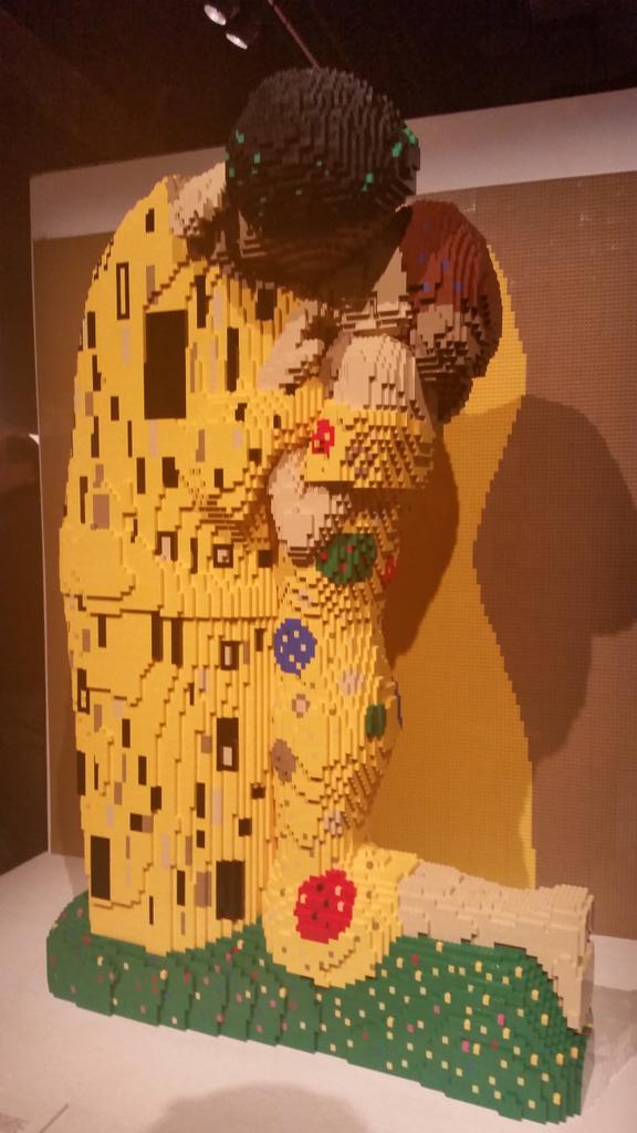 Getbecked's tweet image. The #bostonbricks exhibit was wild