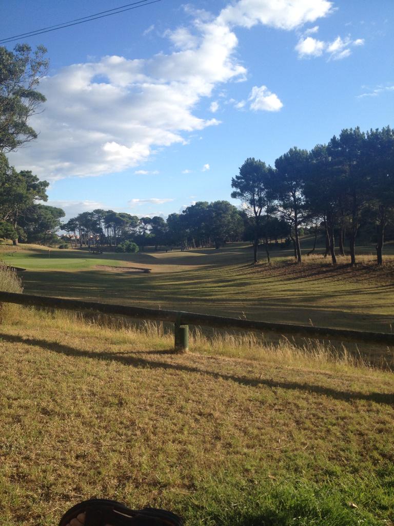 Tarde del primer día del año! La vista desde nuestra casa en Pinamar