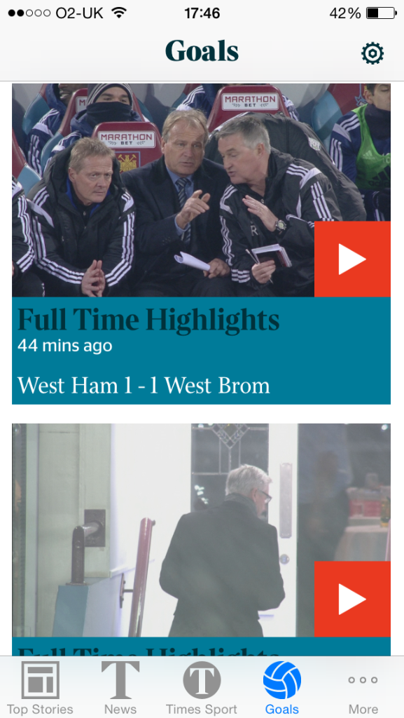 TimesSport's tweet photo. Watch: #timesgoals galore in full-time highlights on the app now ► http://t.co/2G8XkOVD0C http://t.co/wtv2Bac50g