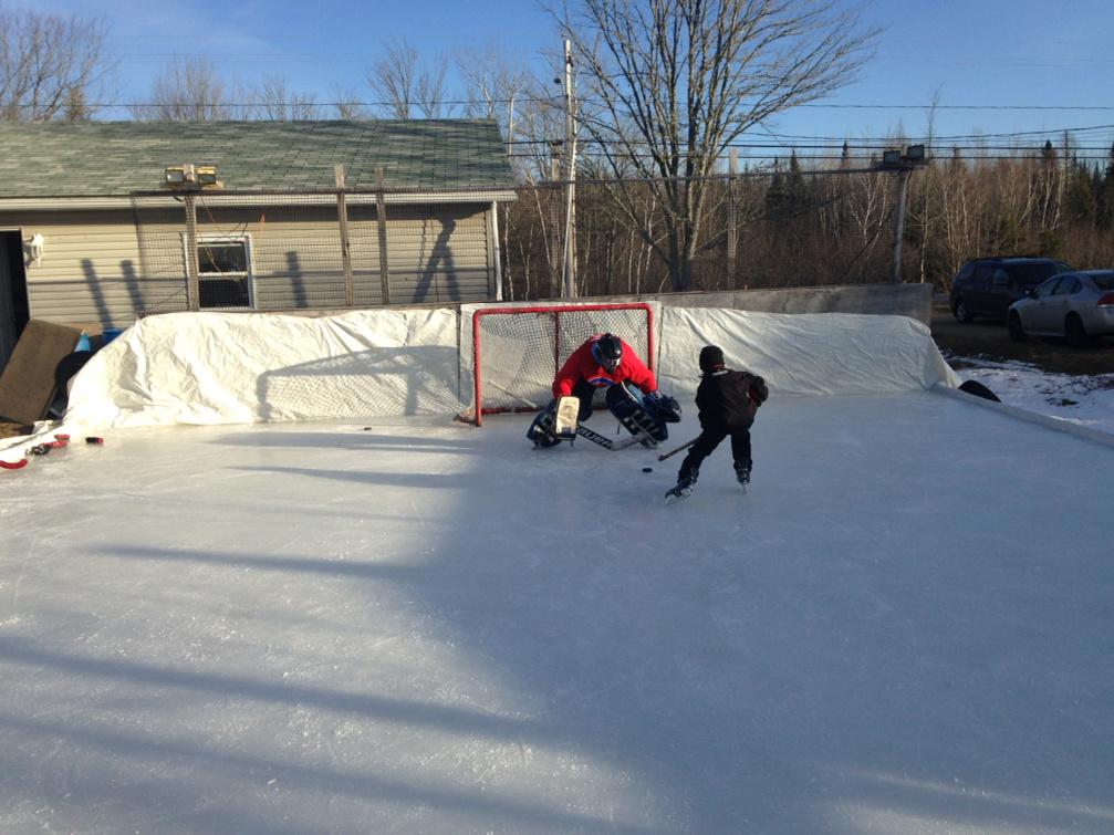 Beautiful day for some shinny. #feelslikespring.