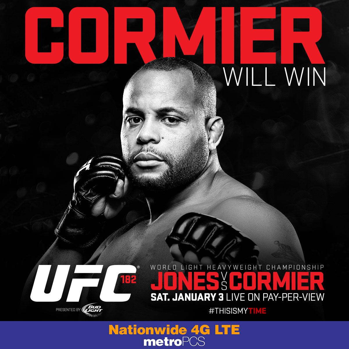 RT if you're w/ @DC_MMA this Saturday at #UFC182: Jones vs Cormier! #AndNew <a href="/MetroPCS/">Metro by T-Mobile</a>