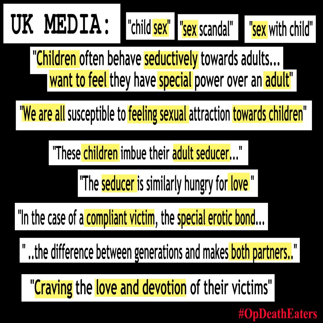 YourAnonCentral's tweet photo. This is what UK media calls the the rape, torture and murder of children. #OpDeathEaters http://t.co/0TJ6s0oZJX @OpDeathEaters @Zoah_HS