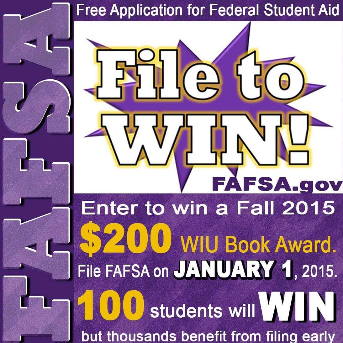 WIUAdmissions's tweet photo. F
Fi
Fil
File
File F
File FA
File FAFSA
File FAFS
File FAF
File FA
File F
File
Fil
Fi
F
#FileToWin #FAFSA 💲💰💵📚📤💻 http://t.co/Q5YZxhzgTC