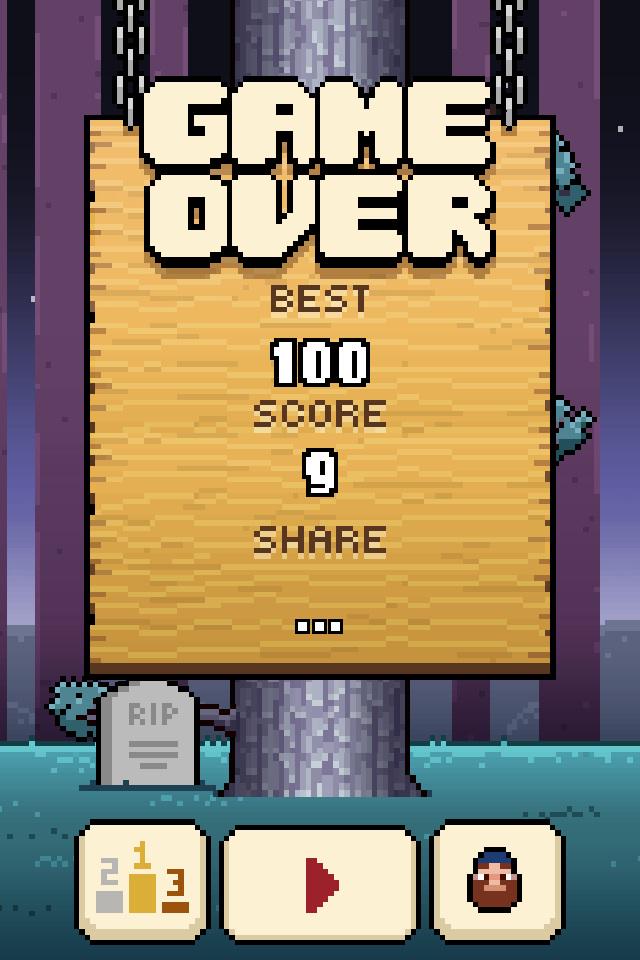 MuisDwayne's tweet image. Scored 100 in Timberman! You'll never beat me! #timbeeer -&amp;gt; itunes.apple.com/us/app/timberm…