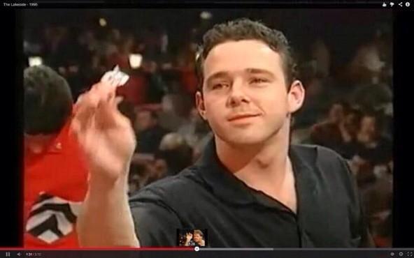 Coral's tweet photo. Peter Wright back in 1995. #pdcworldchampionship http://t.co/Pwr6fzUvdQ