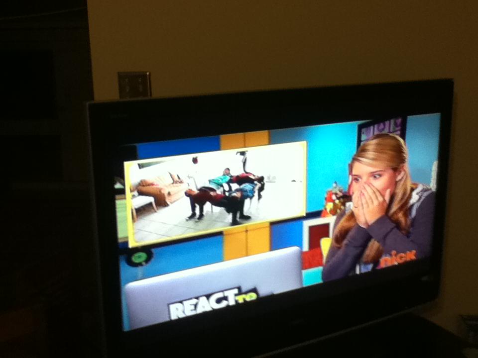 brusspup's tweet image. My video on #ReactToThat on Nickelodeon. Be sure to check out the show right now - 6pm PT. It's so much fun to watch!