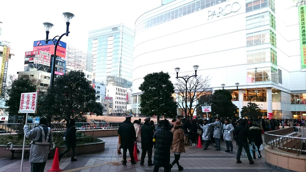 【仙台初売り2018】仙台パルコの待機列が今年もすごい 現地の様子 #仙台初売り 1/2