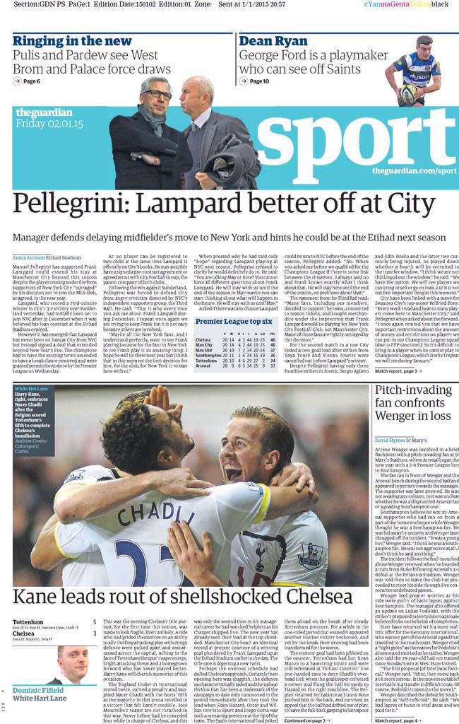HotspurRelated's tweet photo. Harry Kane, the focus of tomorrow's back pages. #THFC http://t.co/ZjuvPLETH1