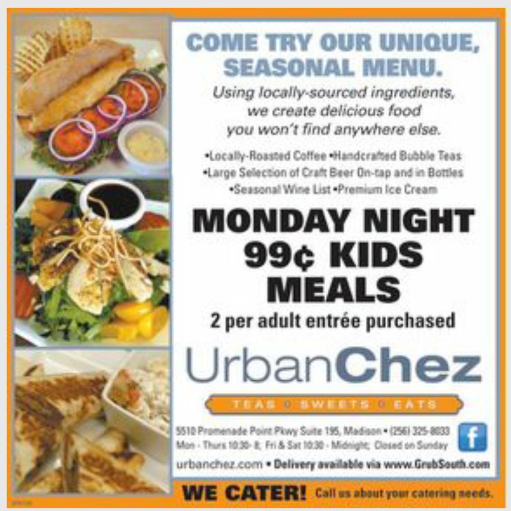 Monday Nights = 99 cent kids' meals!
