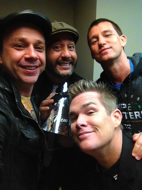 ButterworthDean's tweet photo. #SugarRay last night @mark_mcgrath #RodnetSheppard #DeanButterworth @SergGuitar Back stage in Atlanta #PeachDrop2015 http://t.co/1aiyaWPMz7