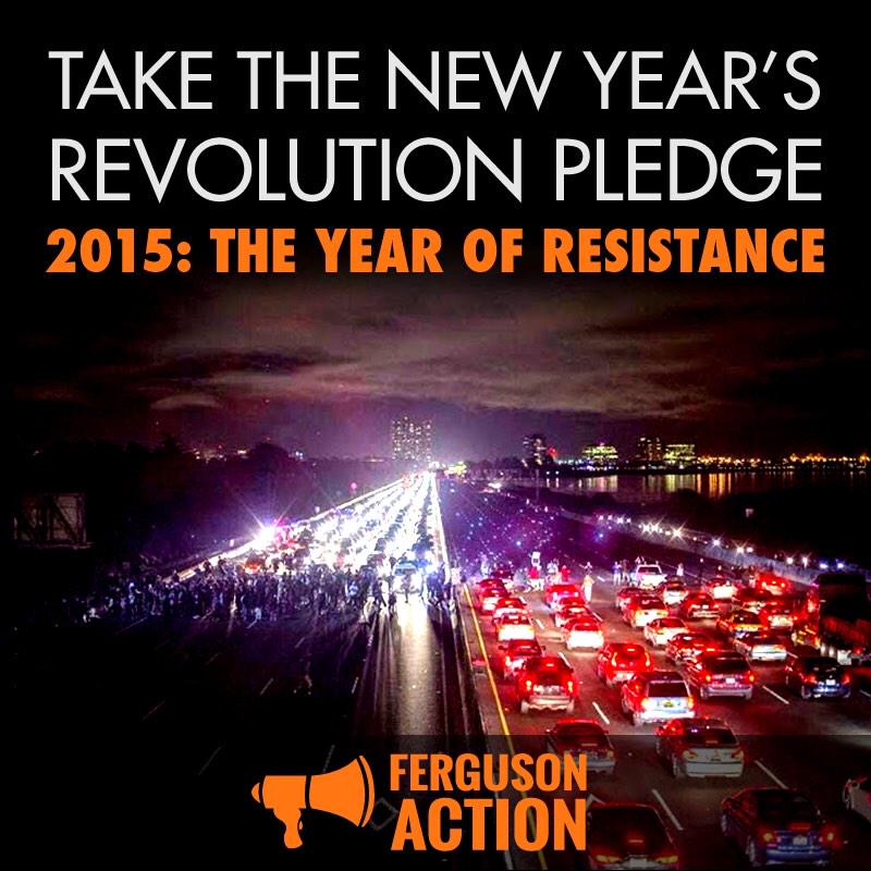 Share with us: What is your  #NewYearsRevolution? 

#YearOfResistance 
#BlackLivesMatter