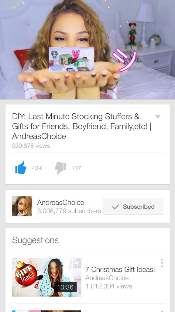 GraceMichellee_'s tweet photo. #AndreasChoice she's literally amazing check out her YouTube channel ! @AndreasChoice 🙌😩😍 http://t.co/Yp7ael24HI