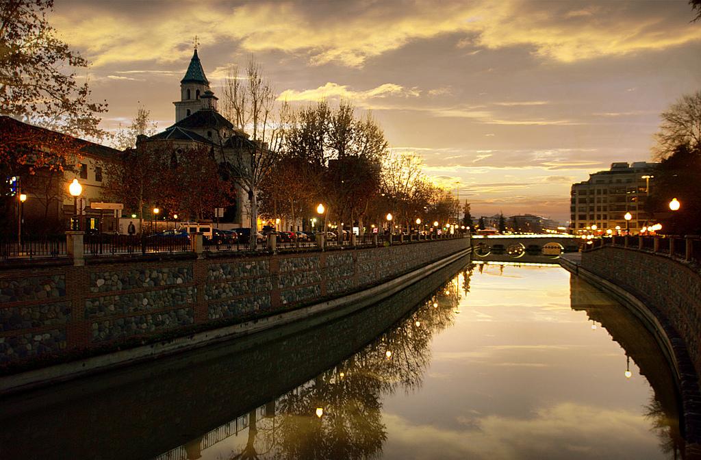 Atardecer en el río Genil.. Foto de José Luis González Rodríguez #planesgranada