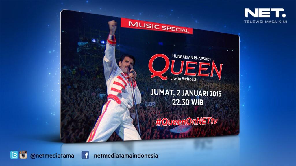 mdtvindonesia's tweet photo. Jangan lewatkan Music Special "QUENN Hungarian Rhapsody" malam ini pkl. 22.30 WIB. #QueenOnNETtv http://t.co/eYfRvdVnDZ