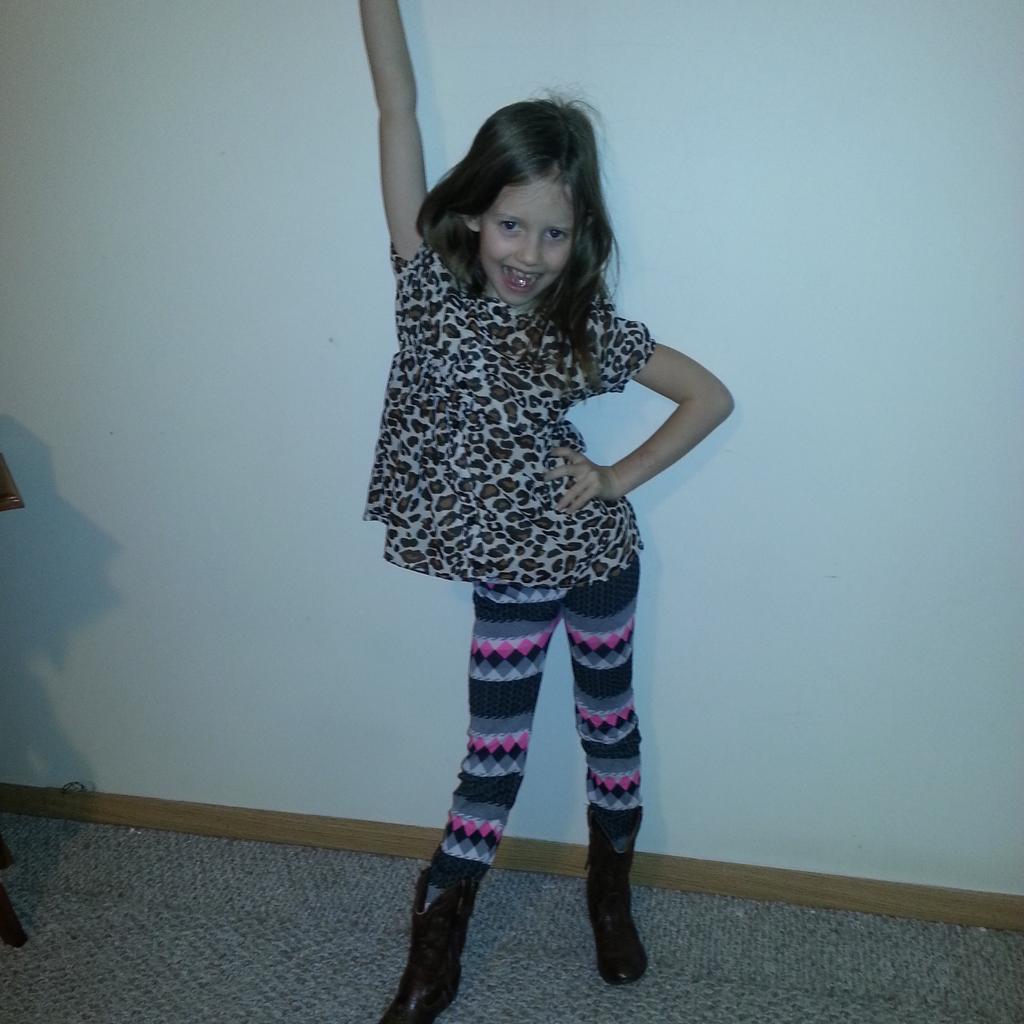 Happy Bday from a major fan! This is Megan and she screamed her little <3 out for you at Stars on Ice! 