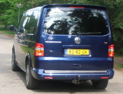 Vannacht gestolen vanaf de lange kruisweg in de maasdijk; blauwe Volkswagen transporter TDI 128 KW. Kenteken 82-BZ-GK