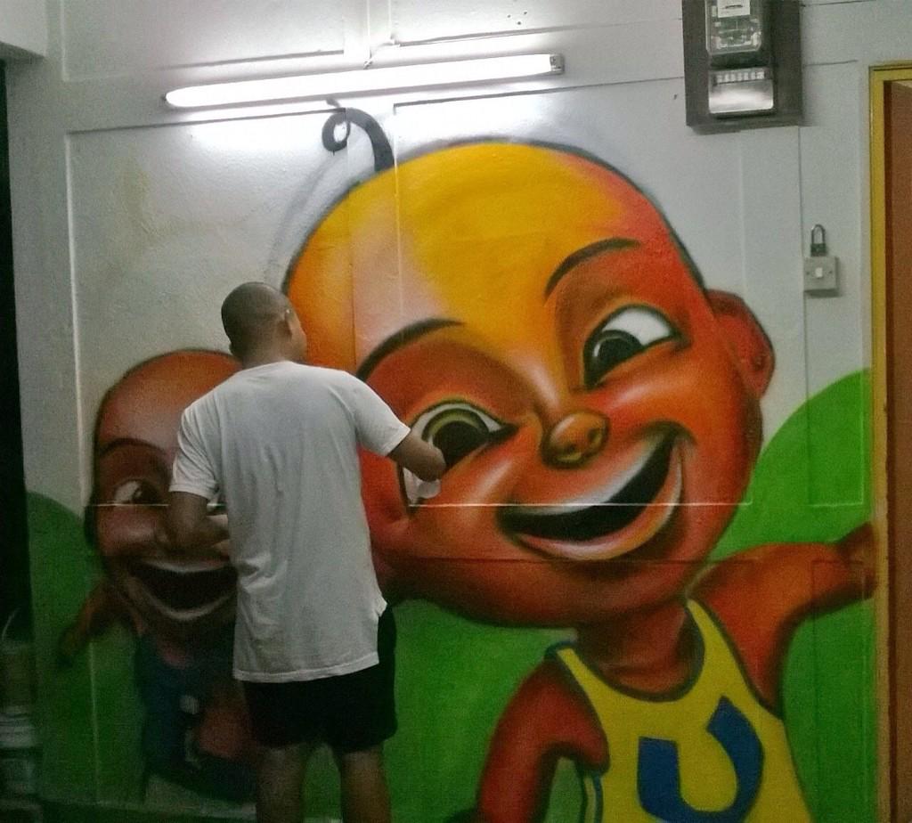 Download 960 Koleksi Gambar Grafiti Upin Ipin Keren Gratis
