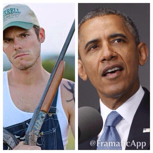 RednecksNews's tweet photo. Retweet for Earl Dibbles Jr! Favorite for Obama! http://t.co/cYYx1iVkc2